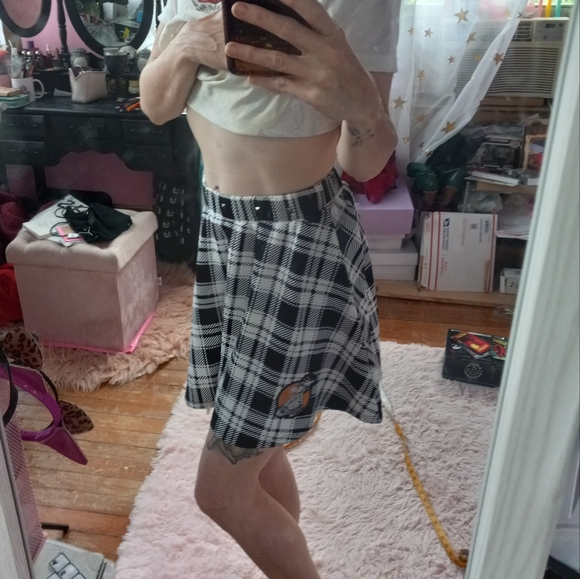 ❣️Rage Mosh 'Fit! Custom outfit w reversible skirt! Classic horror! PRICE FIRM! - Picture 7 of 8